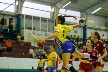 El Rocasa gana al Helvetia (36-28) y vuelve a estar empatado a puntos con el Bera Bera (Foto TA)